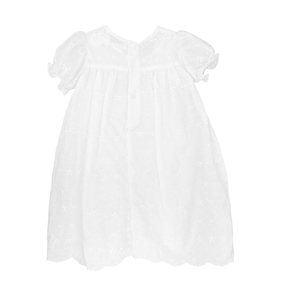 Eyelet Lace Christening Gown - Petit Ami & Zubels All Baby! Dress