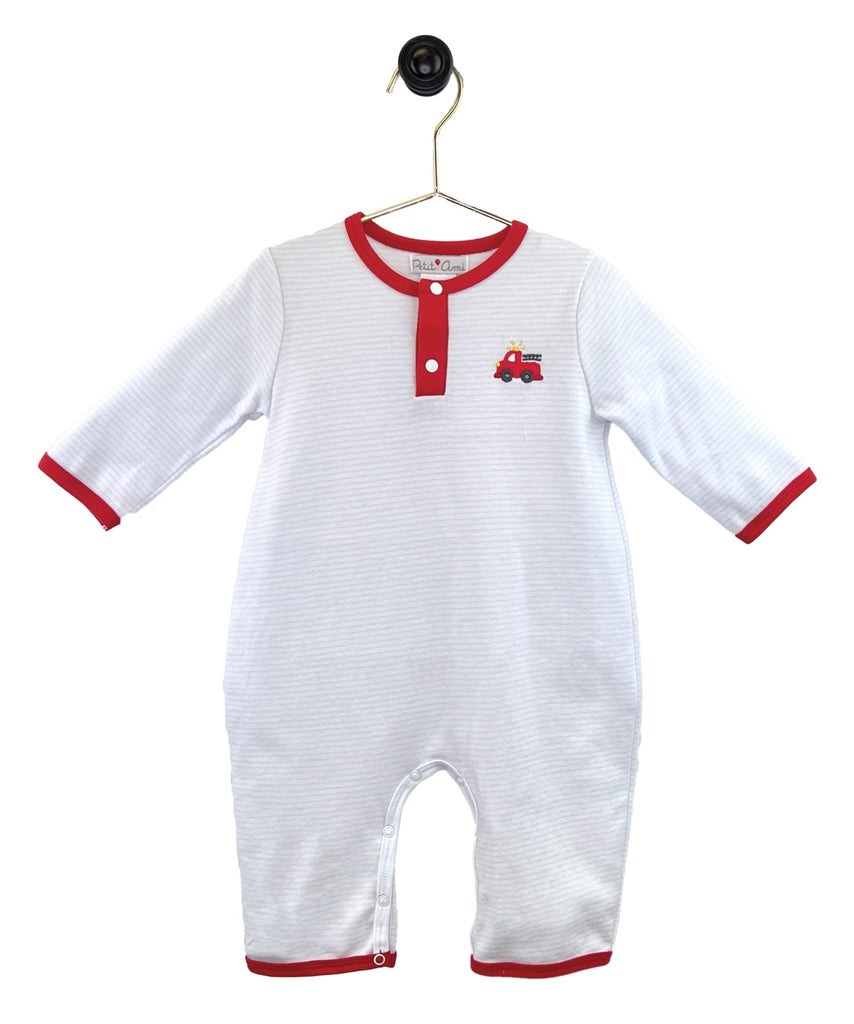 Firetruck Knit Longall - Petit Ami & Zubels All Baby! Longall