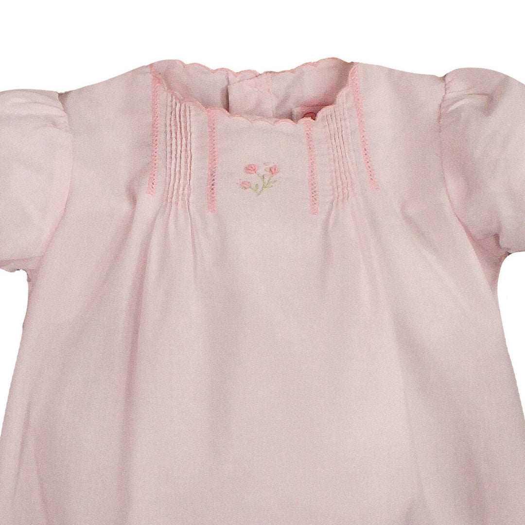 Flower Embroidered Heirloom Bubble - Petit Ami &amp; Zubels All Baby! Bubble