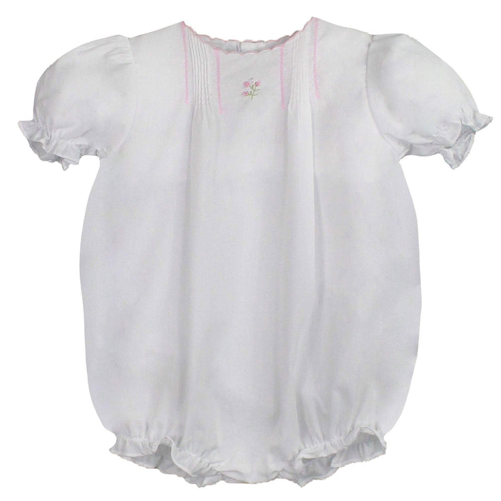 Flower Embroidered Heirloom Bubble - Petit Ami &amp; Zubels All Baby! Bubble