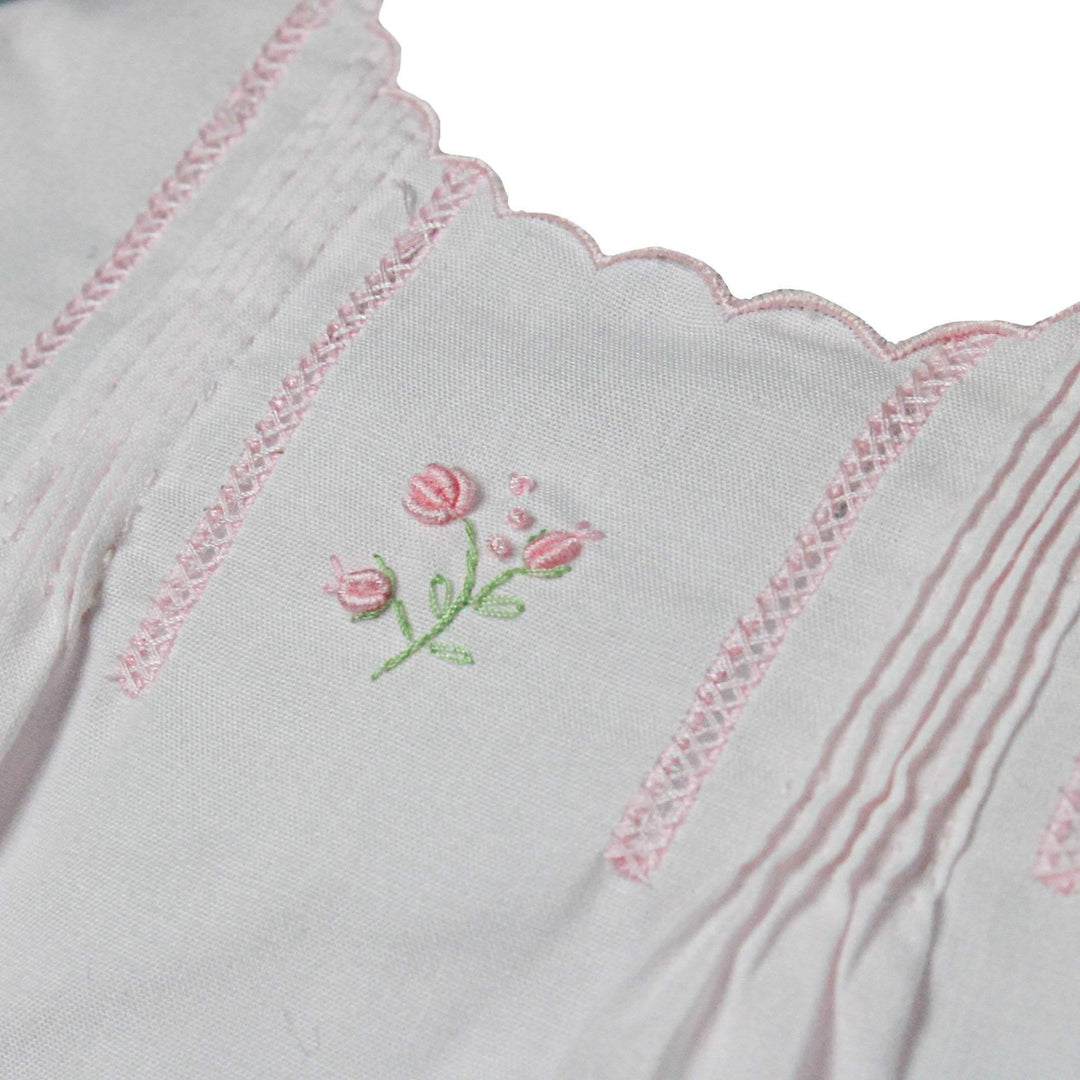 Flower Embroidered Heirloom Diaper Set - Petit Ami &amp; Zubels All Baby! Diaper Set