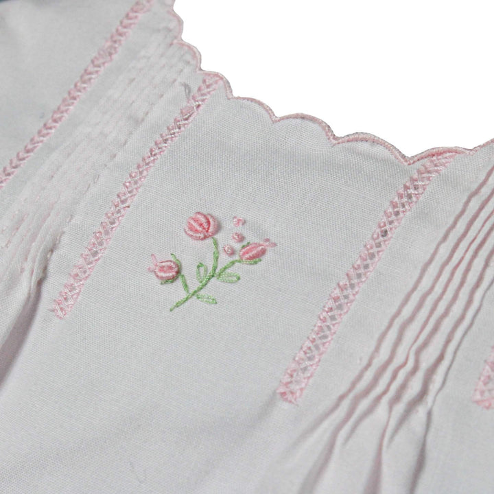 Flower Embroidered Heirloom Diaper Set - Petit Ami &amp; Zubels All Baby! Diaper Set