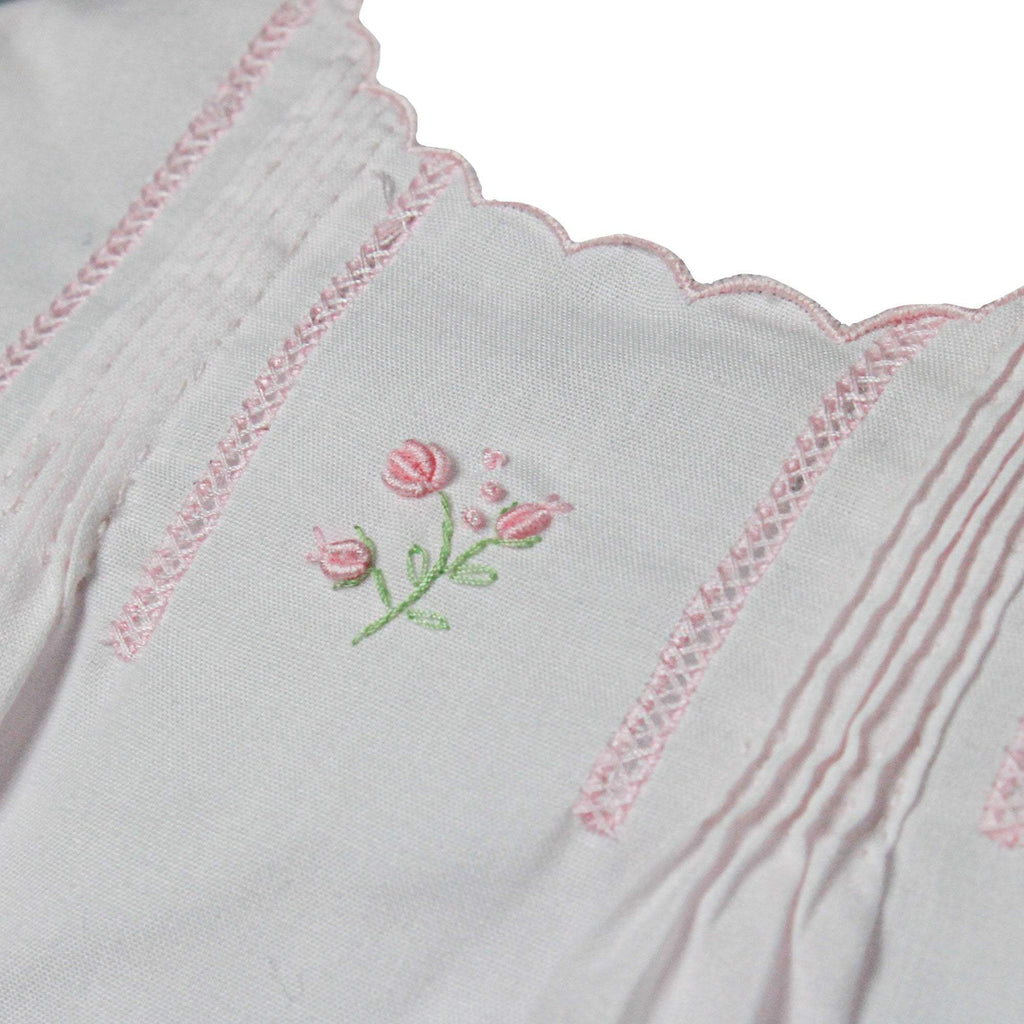 Flower Embroidered Heirloom Diaper Set - Petit Ami & Zubels All Baby! Diaper Set