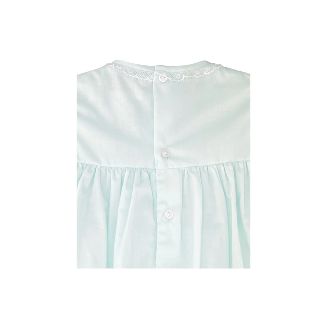 petit ami smocked dress Heart Matching bloomers are included on sizes 3 Months through 24 Months only. Petit Ami Hand-Embroidered Dress -