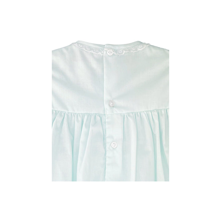 Fully Smocked Dress with French Lace - Petit Ami &amp; Zubels All Baby! Dress
