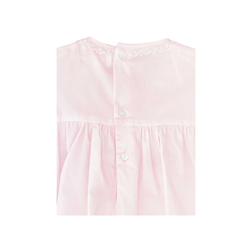 Fully Smocked Dress with French Lace - Petit Ami & Zubels All Baby! Dress