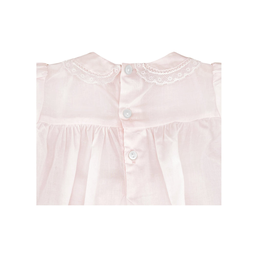 Fully Smocked Dress with Lace - Petit Ami & Zubels All Baby! Dress