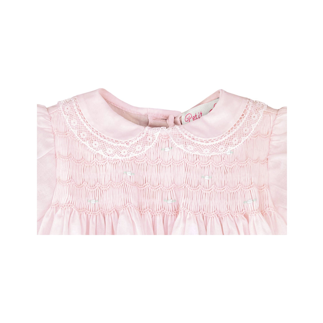Fully Smocked Dress with Lace - Petit Ami &amp; Zubels All Baby! Dress