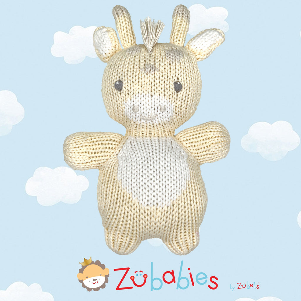 Gi Gi the Giraffe Calf Knit Zubaby Doll - Petit Ami & Zubels All Baby! Toy