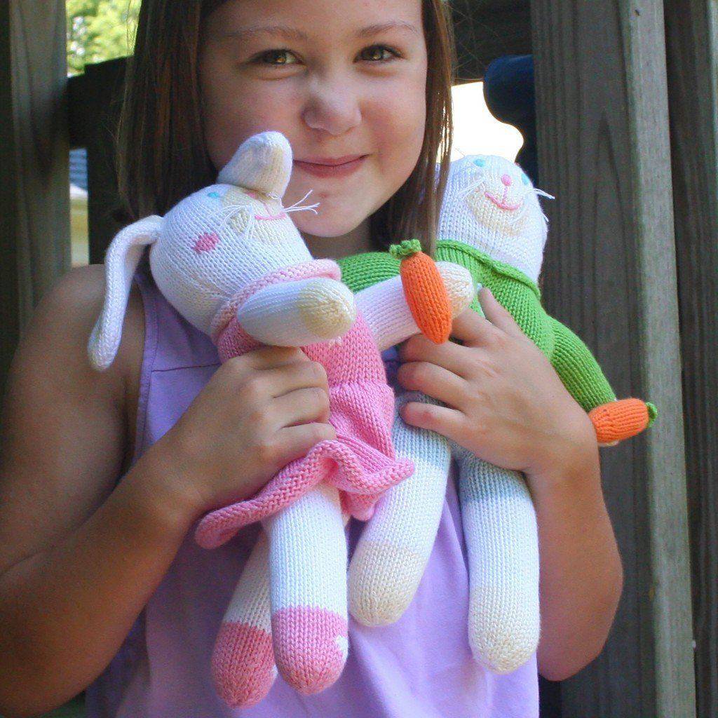 Harriet the Bunny Knit Doll - Petit Ami &amp; Zubels All Baby! Toy