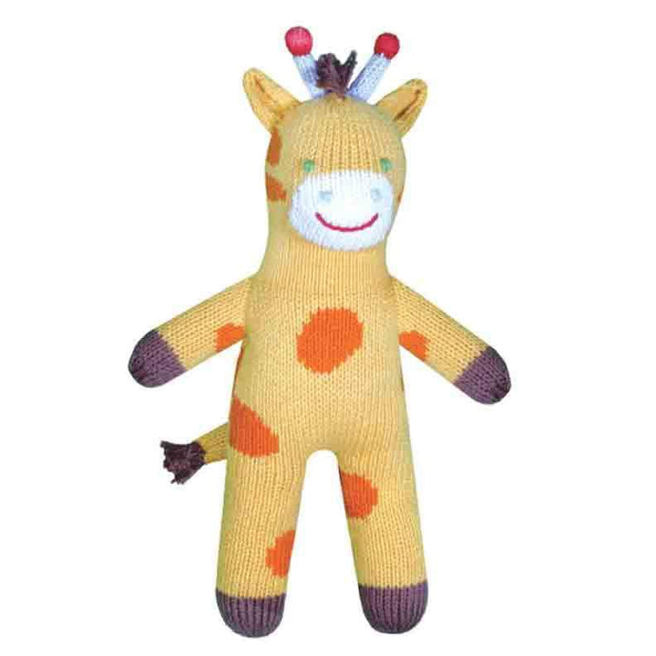 Joshua The Giraffe Knit Doll - Petit Ami &amp; Zubels All Baby! Toy