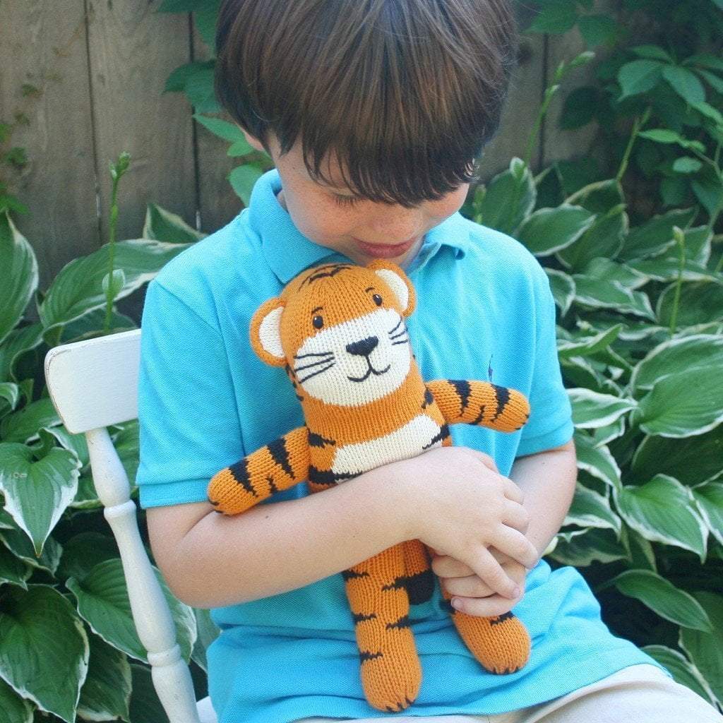 Kai The Tiger Knit Doll - Petit Ami & Zubels All Baby! Toy
