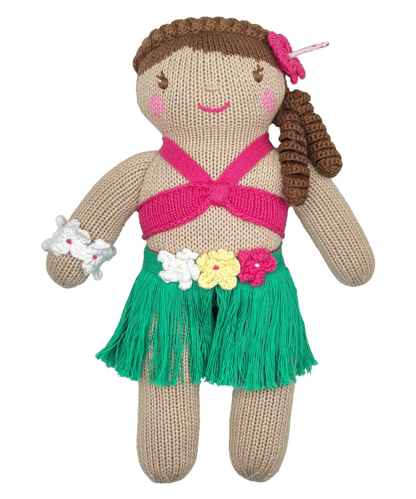 Kalani The Hula Girl Knit Doll - Petit Ami & Zubels All Baby! Toy