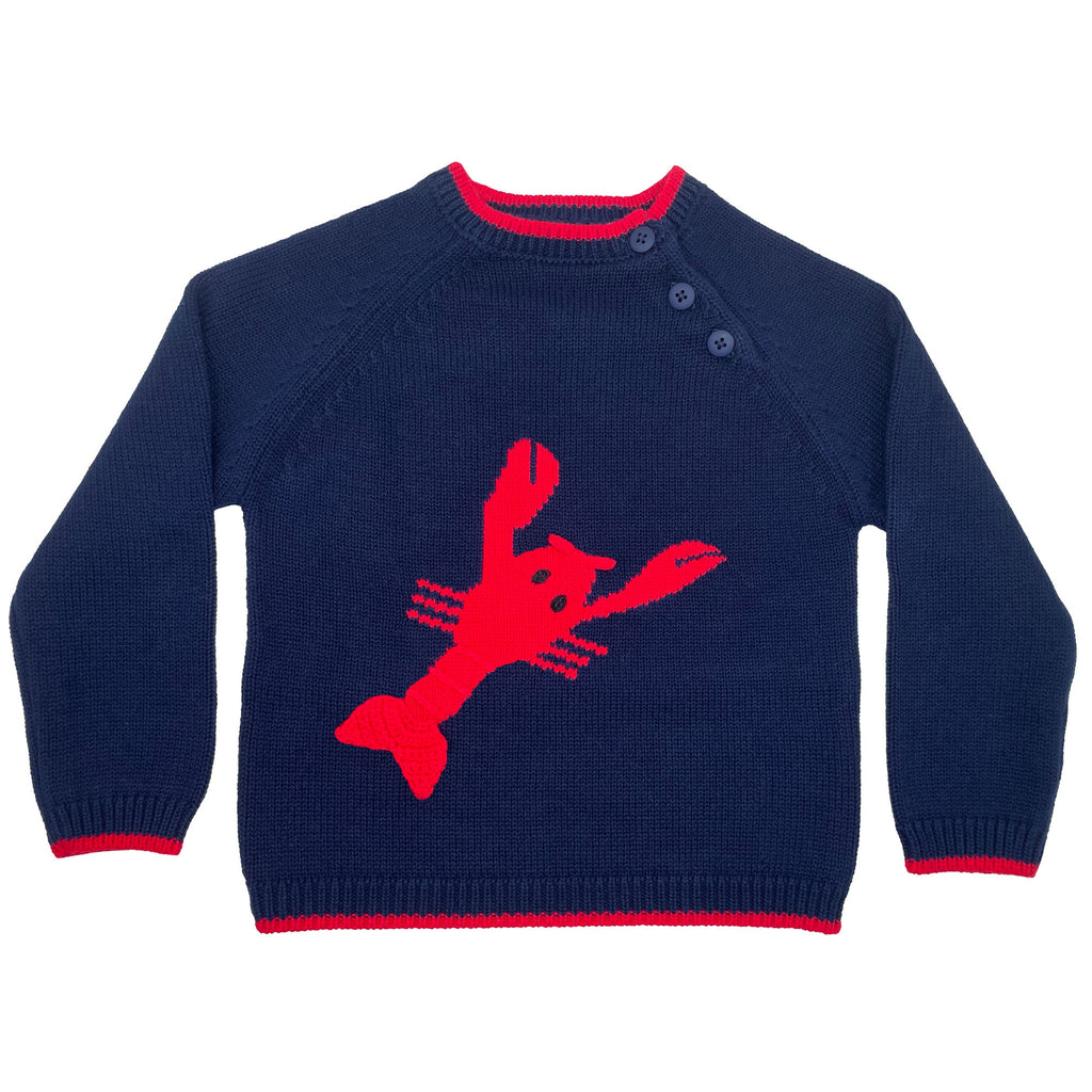 Lobster Knit Sweater (Unisex) - Petit Ami & Zubels All Baby! Sweater