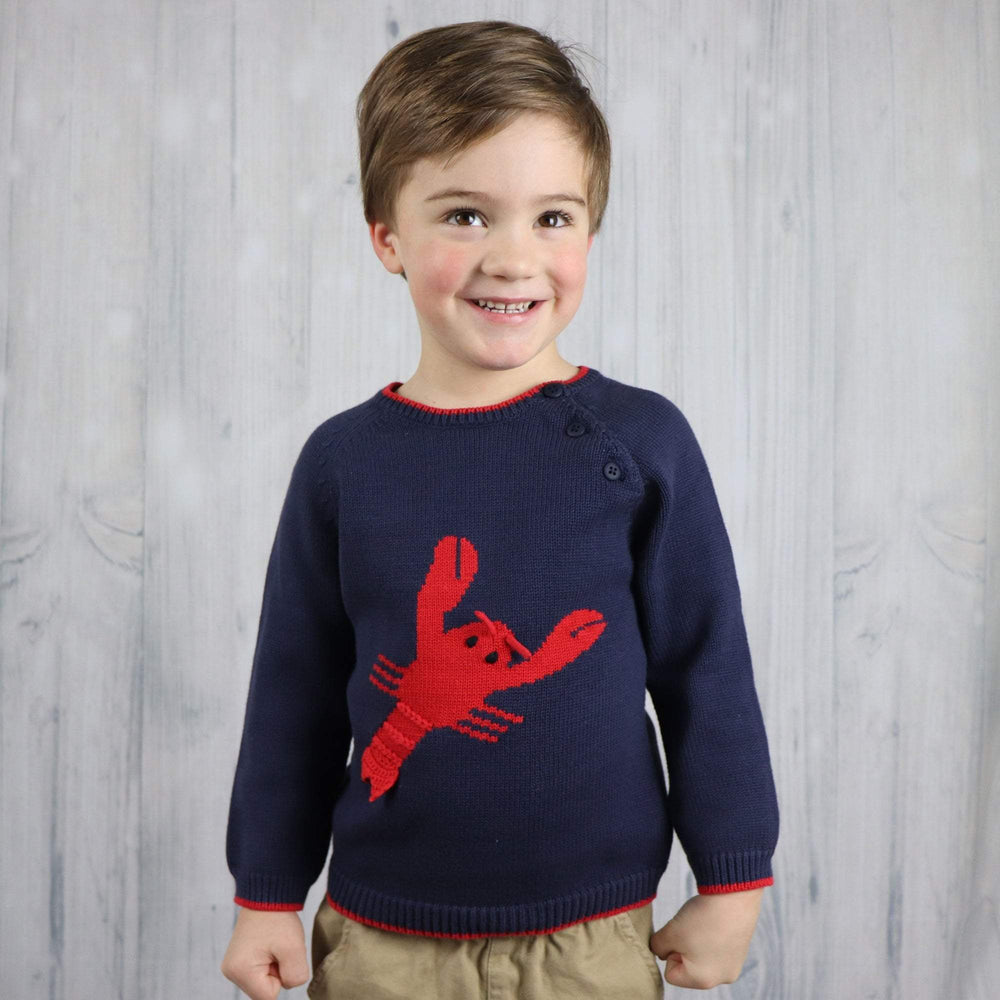Lobster Knit Sweater (Unisex) - Petit Ami & Zubels All Baby! Sweater