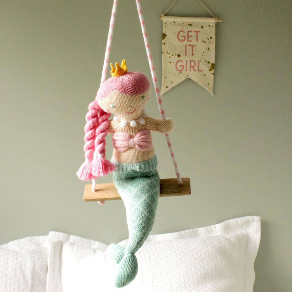 Mermaid Swing Mobile - Petit Ami & Zubels All Baby! Mobile