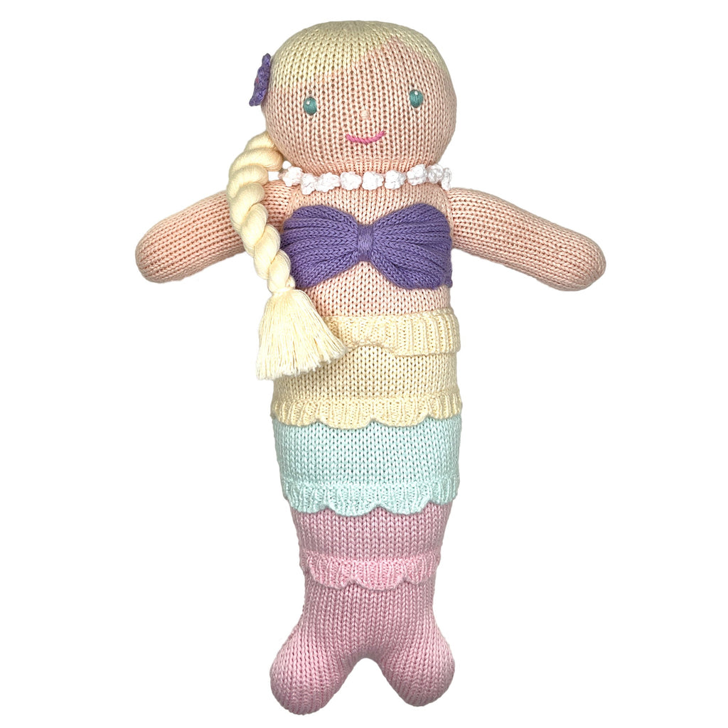 Mia the Pastel Mermaid Knit Doll - Petit Ami & Zubels All Baby! Toy