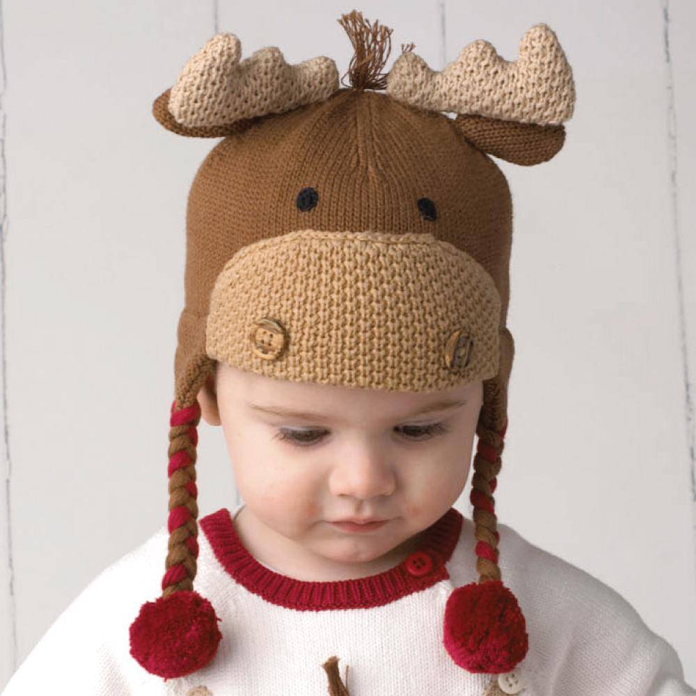 Moose Knit Hat - Petit Ami & Zubels All Baby! Hat