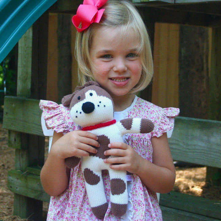 Mr. Woofers the Dog Knit Doll - Petit Ami &amp; Zubels All Baby! Toy