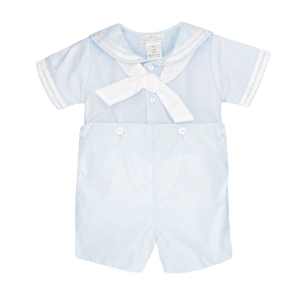 Nautical Bobby Suit - Petit Ami & Zubels All Baby! Romper