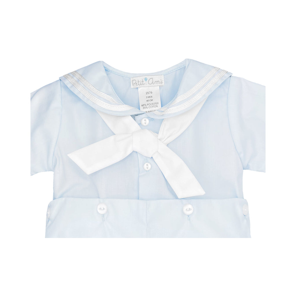 Nautical Bobby Suit - Petit Ami & Zubels All Baby! Romper