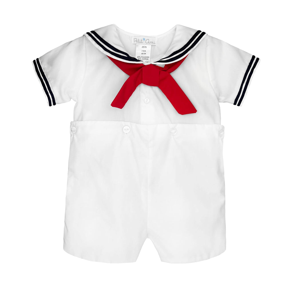 Nautical Bobby Suit - Petit Ami & Zubels All Baby! Romper