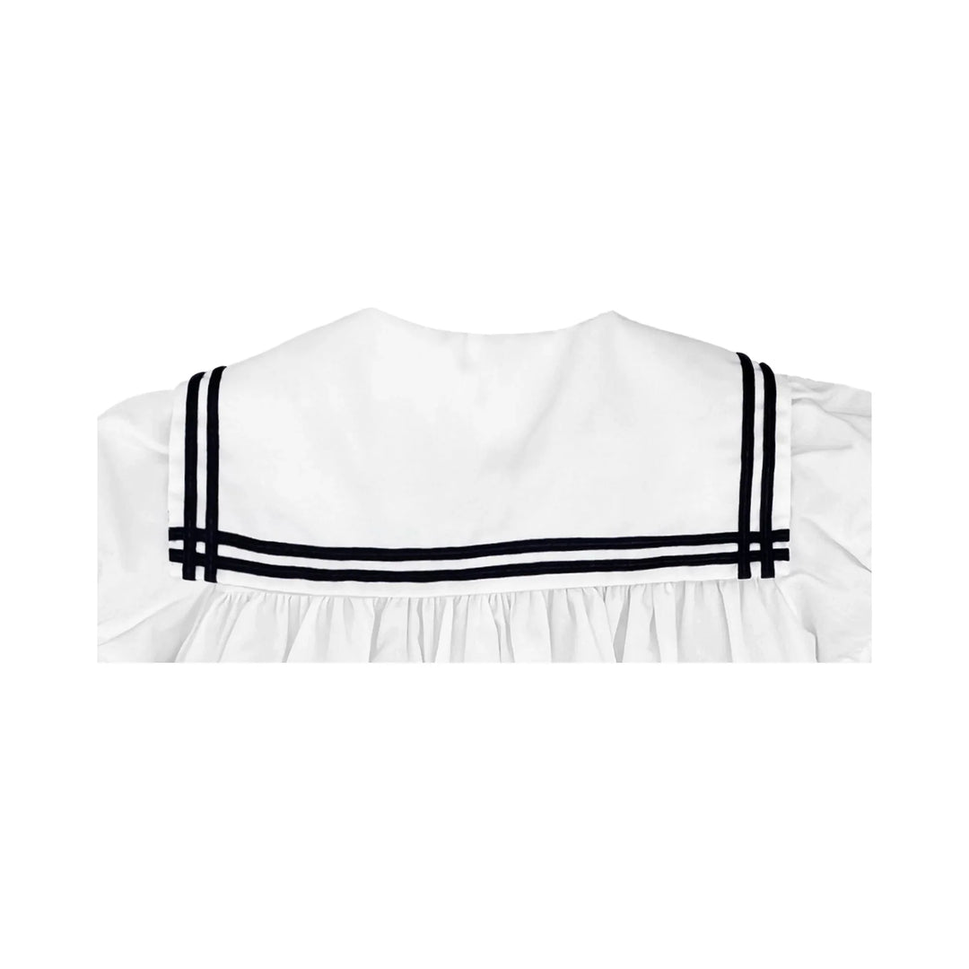 Petit Ami Baby Girls' Nautical Dress with Collar