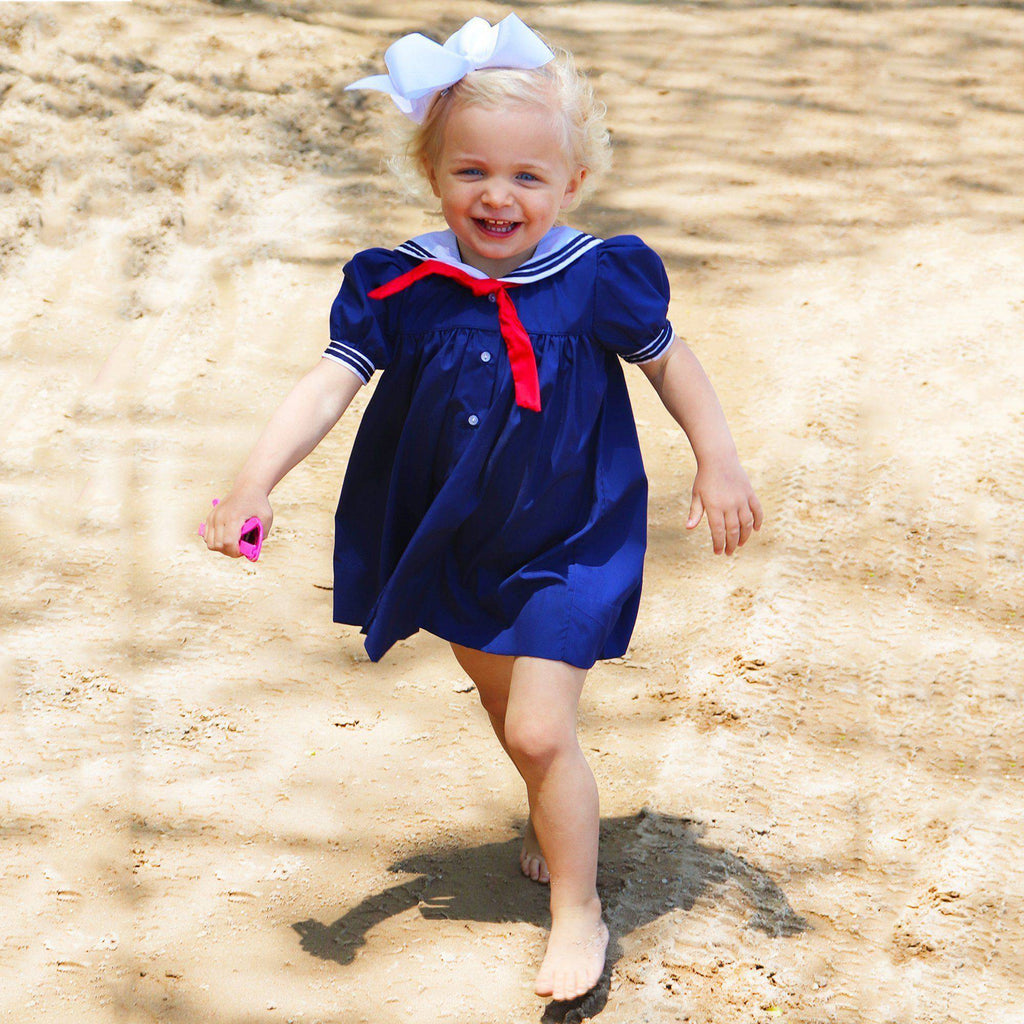 Nautical Sailor Dress - Petit Ami & Zubels All Baby! Dress