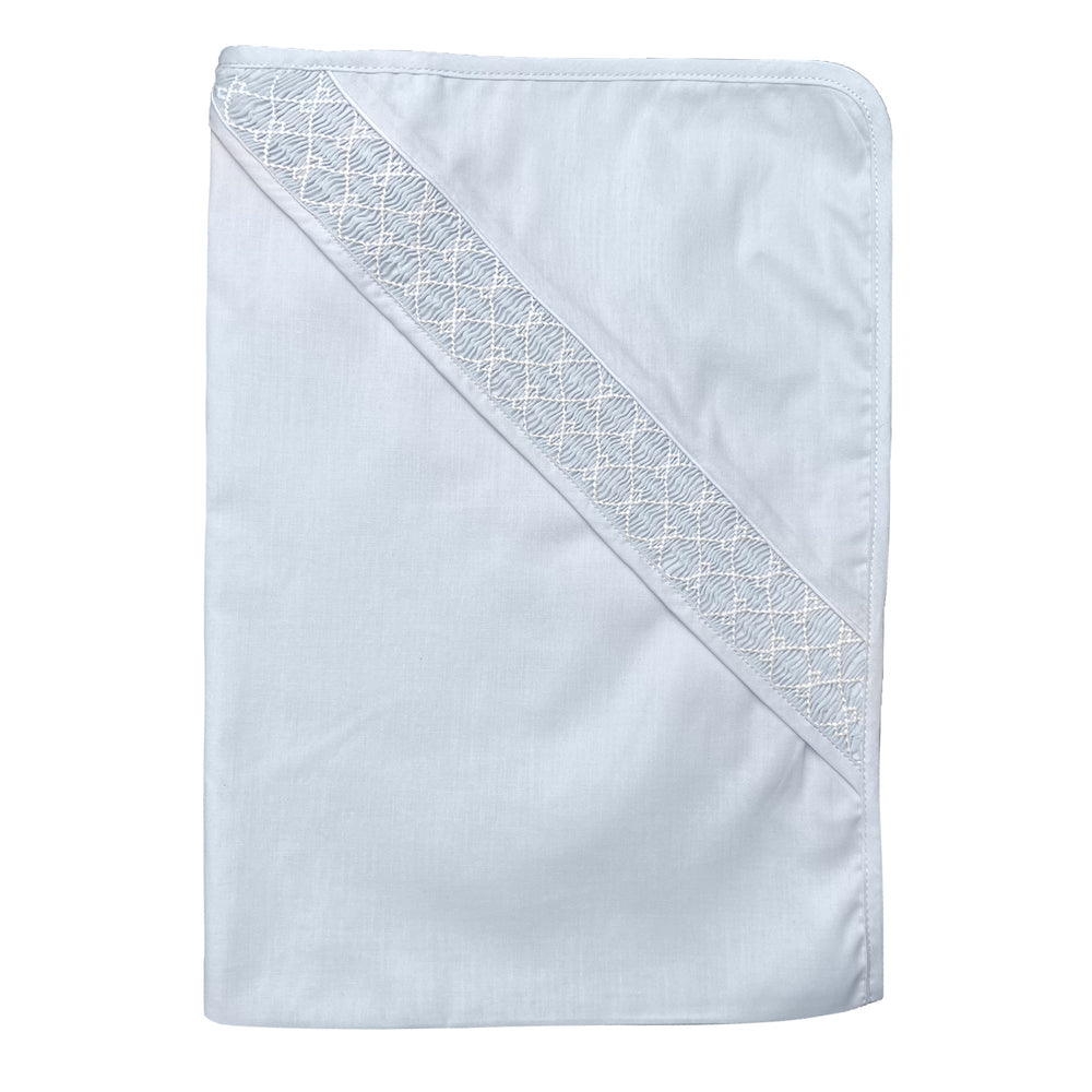 Neutral Smocked Blanket - Petit Ami & Zubels All Baby! Blanket