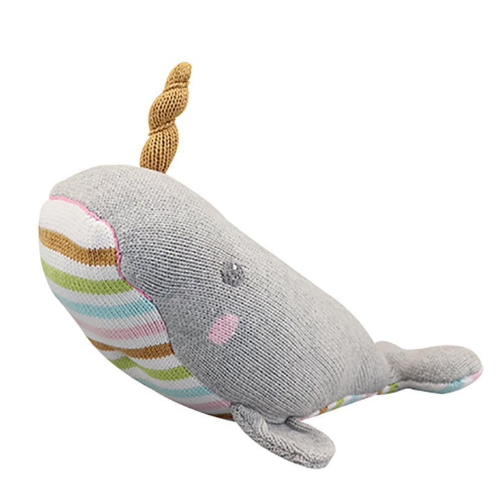 Nora the Narwhal Knit Doll - Petit Ami &amp; Zubels All Baby! Toy