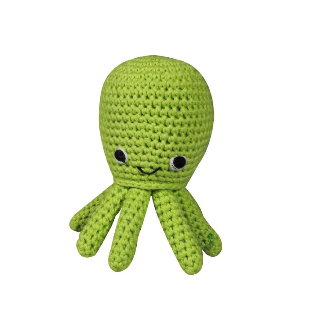 Octopus Hand Crochet Rattle - Petit Ami & Zubels All Baby! Toy