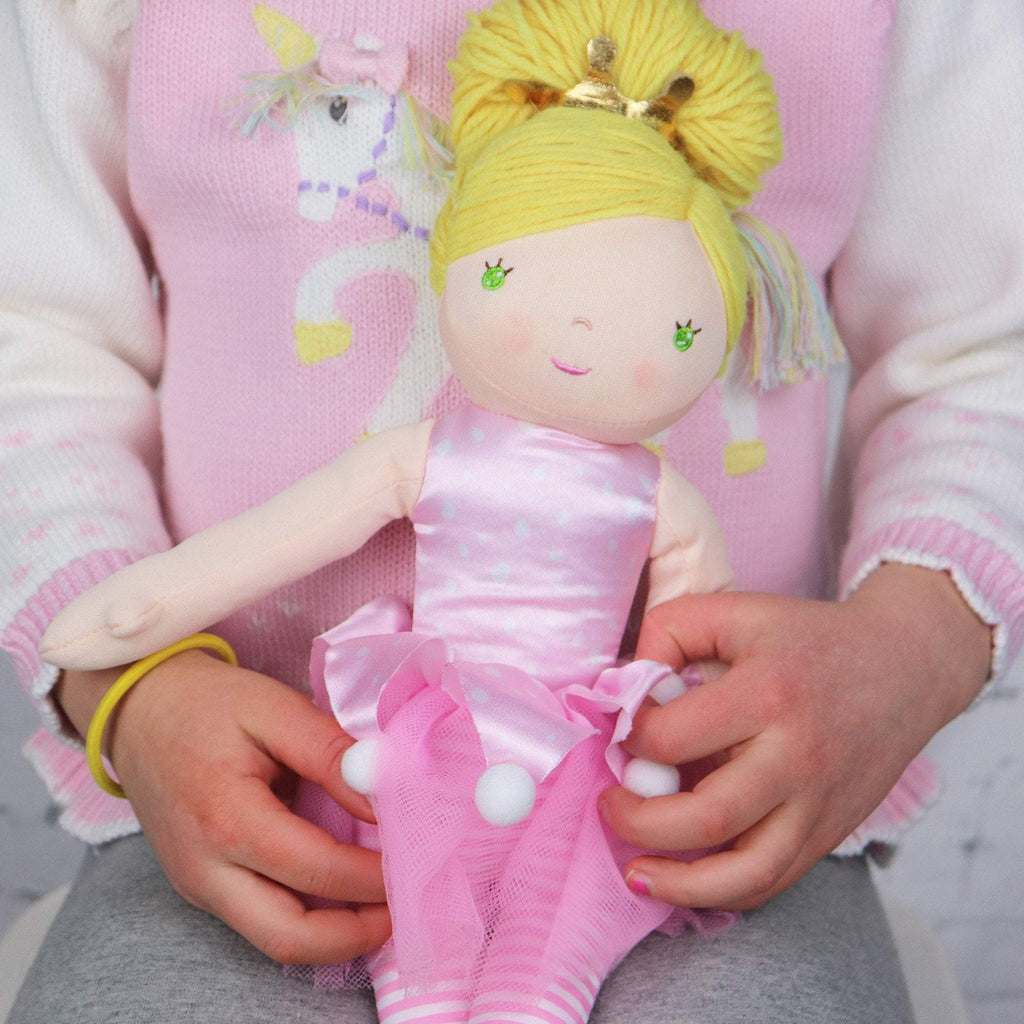 Olivia the Dancing Darling Woven Ballerina Doll - Petit Ami & Zubels All Baby! Woven Doll