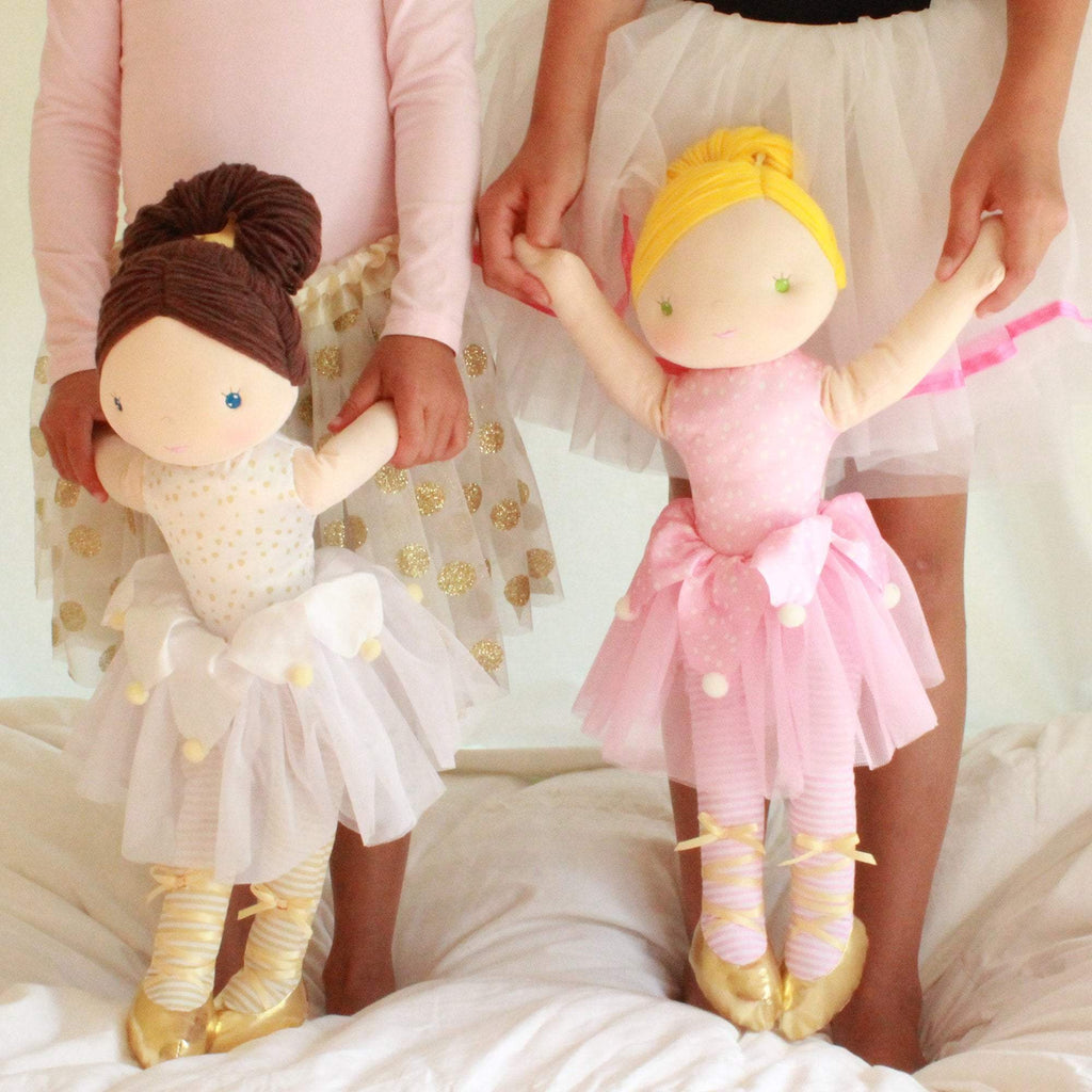 Olivia the Dancing Darling Woven Ballerina Doll - Petit Ami & Zubels All Baby! Woven Doll