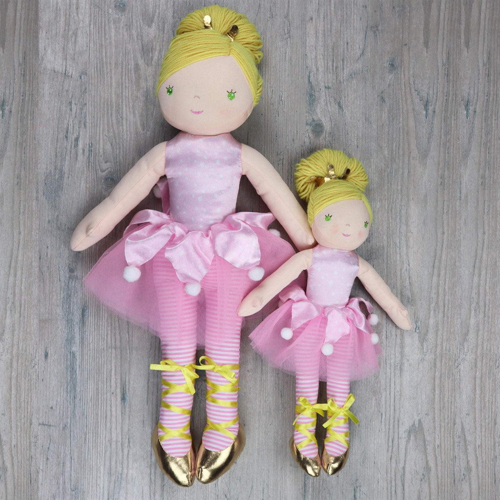 Olivia the Dancing Darling Woven Ballerina Doll - Petit Ami & Zubels All Baby! Woven Doll