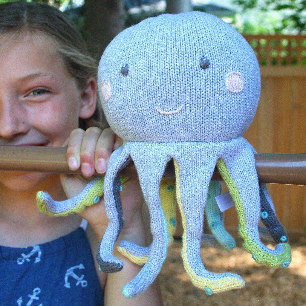 Ollie The Octopus Knit Doll - Petit Ami & Zubels All Baby! Toy