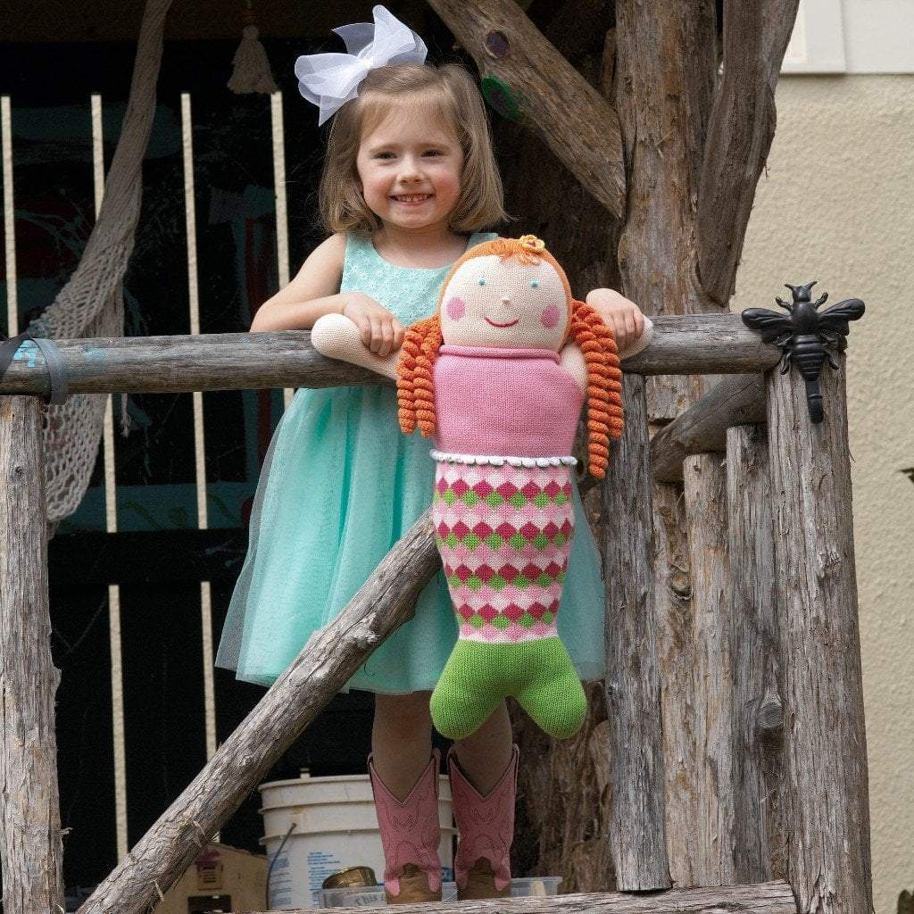 Pearly Penny the Mermaid Knit Doll - Petit Ami & Zubels All Baby! Toy