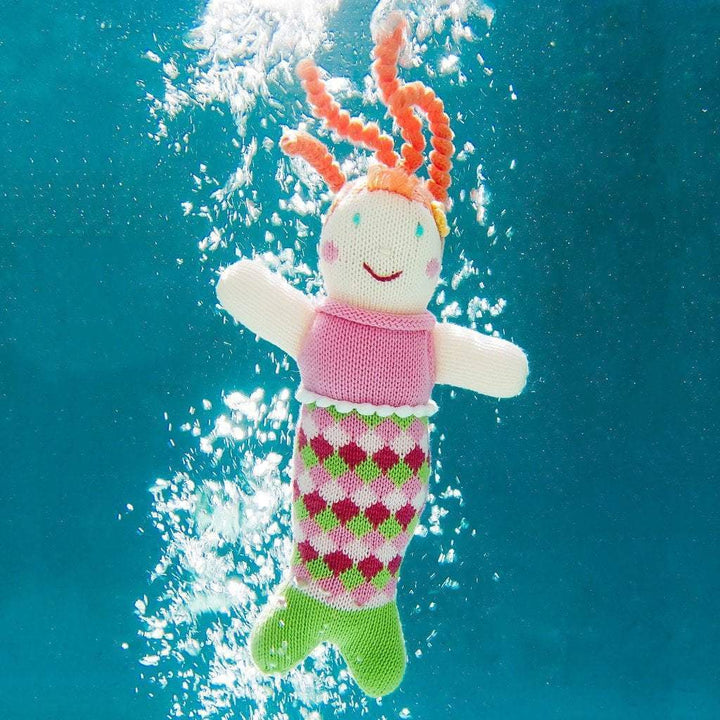 Pearly Penny the Mermaid Knit Doll - Petit Ami &amp; Zubels All Baby! Toy