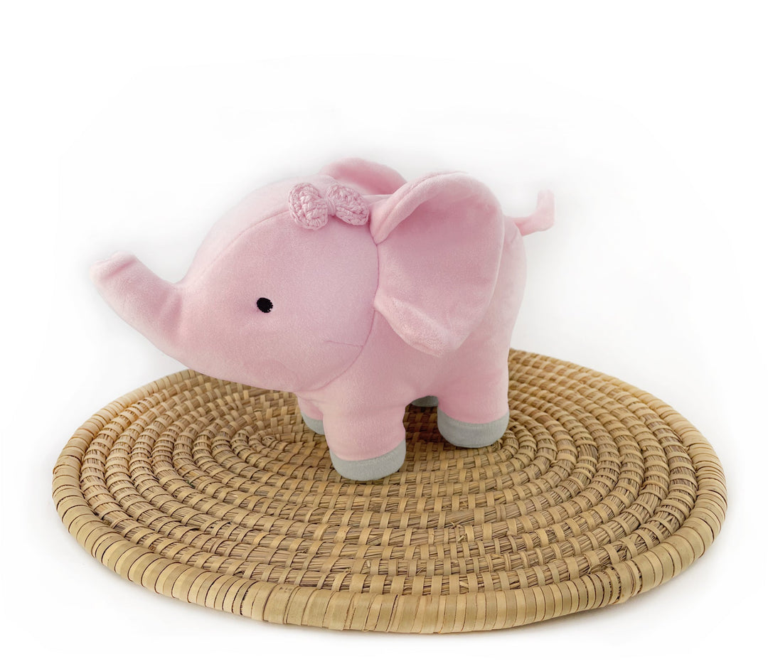 Pinky the Pink Elephant Plush Toy - Petit Ami &amp; Zubels All Baby! Toy