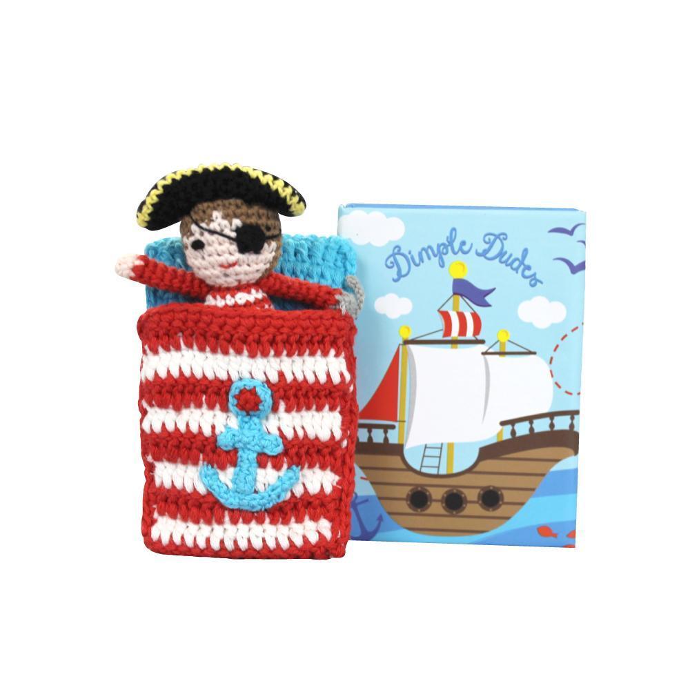 Pirate Crochet Doll Dimple Dude - Petit Ami & Zubels All Baby! Toy
