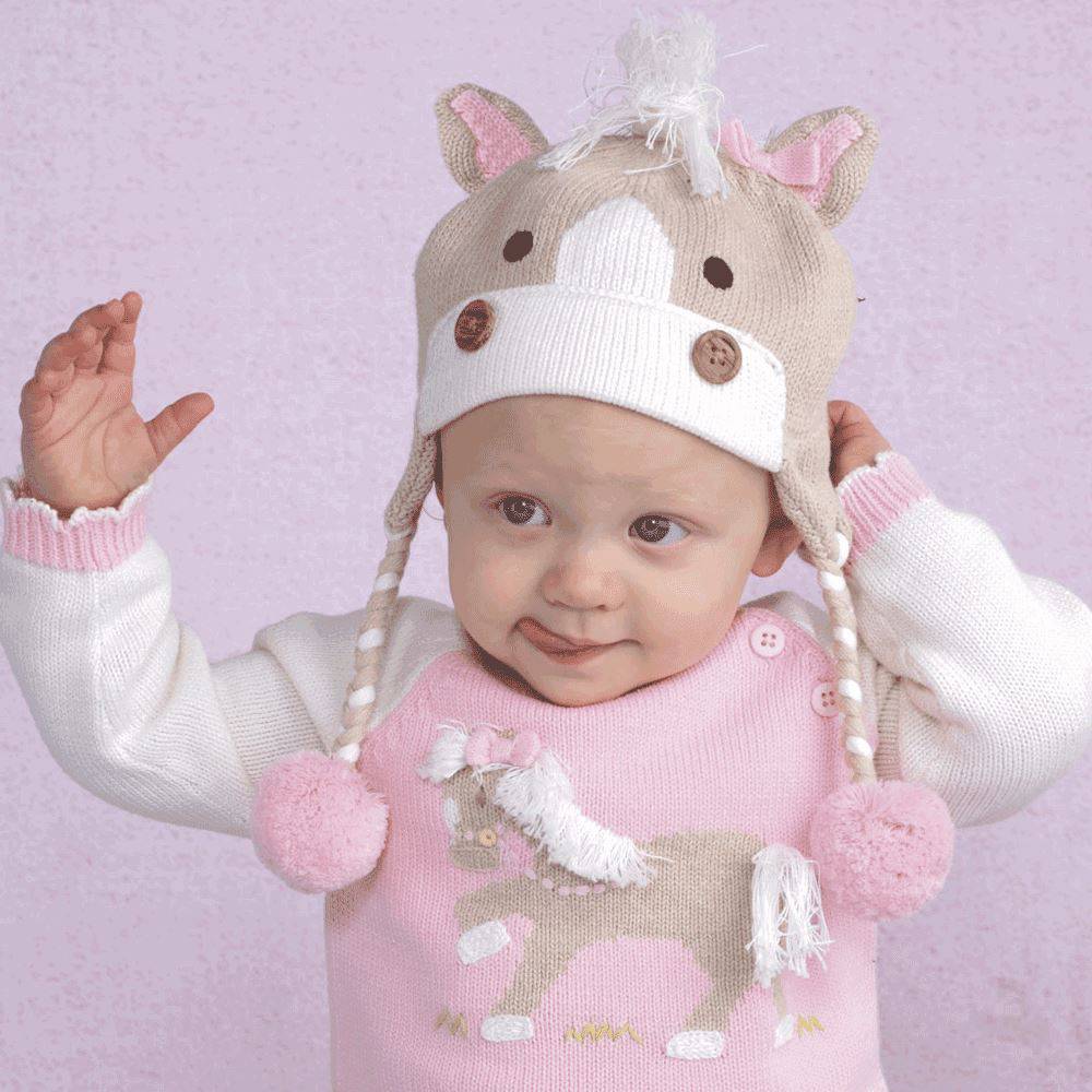 Pony Knit Hat - Petit Ami & Zubels All Baby! Hat