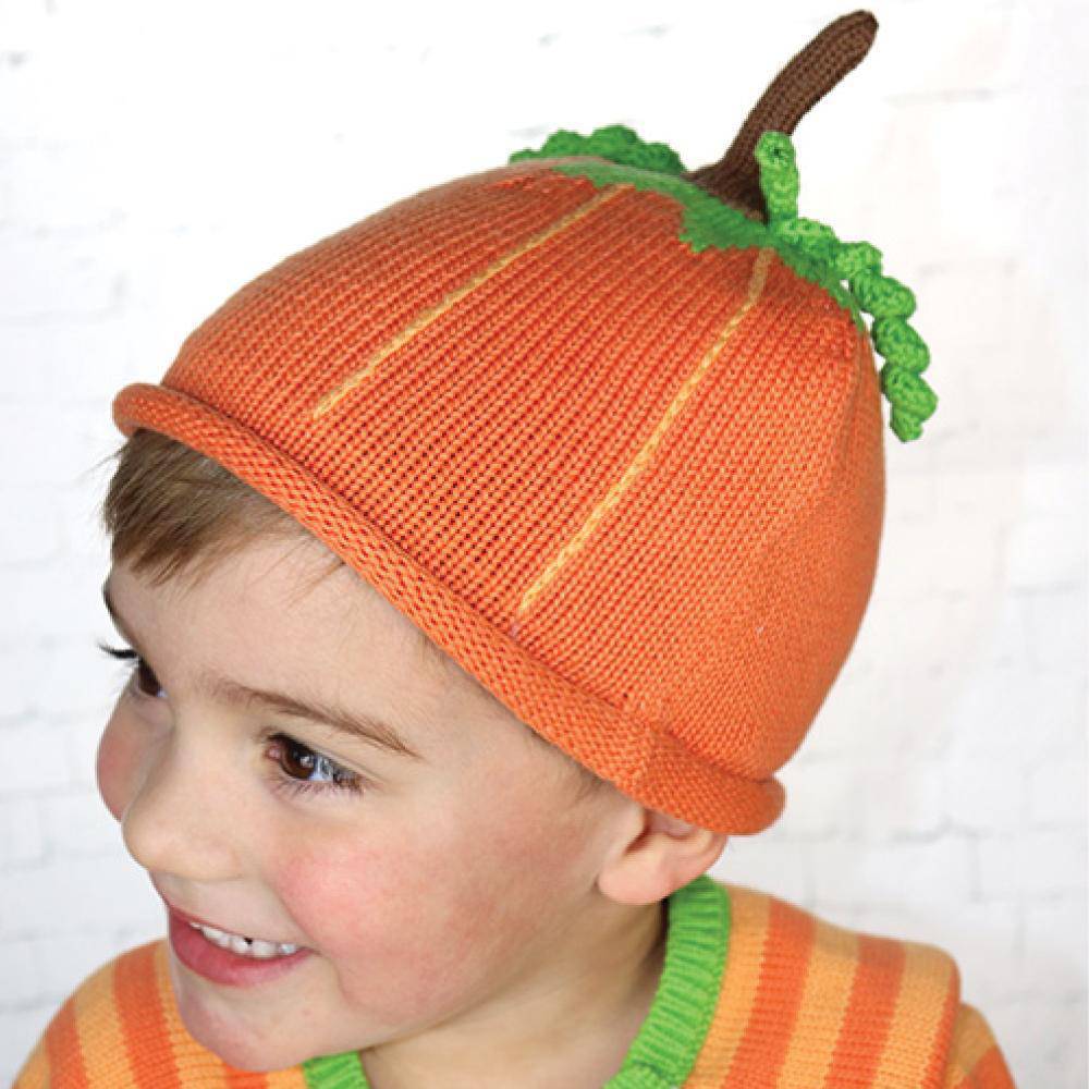 Pumpkin Knit Hat - Petit Ami & Zubels All Baby! Hat