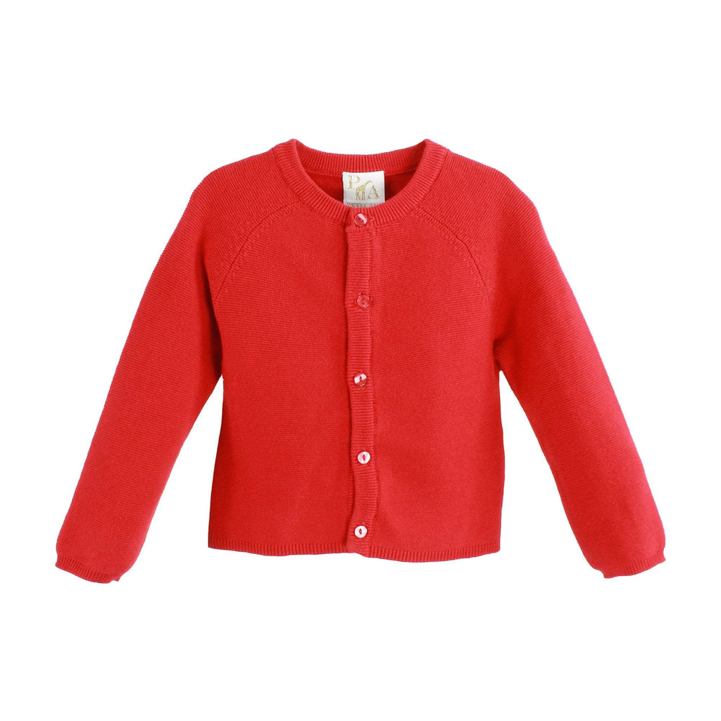 Blue Unisex Cardigan Sweater by Petit Ami main image 0