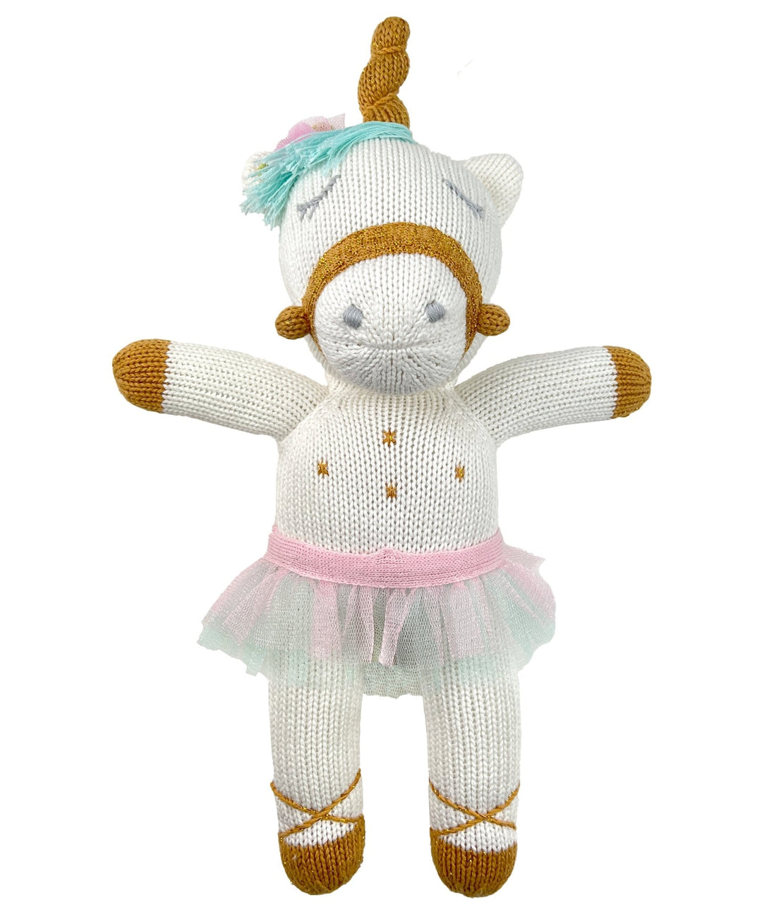 Rainbow Pop the Unicorn Knit Doll - Petit Ami & Zubels All Baby! Toy