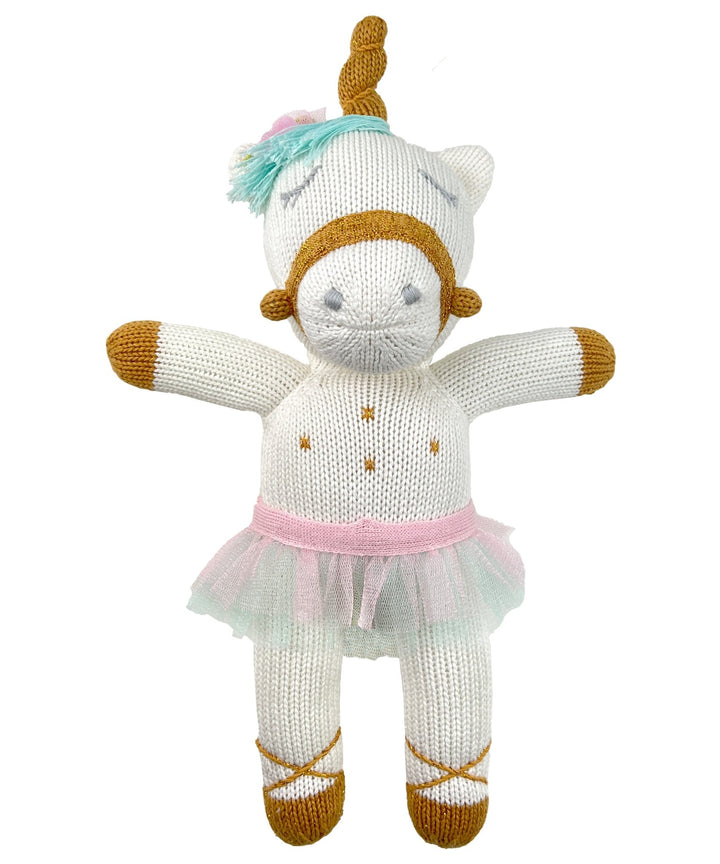 Rainbow Pop the Unicorn Knit Doll - Petit Ami &amp; Zubels All Baby! Toy