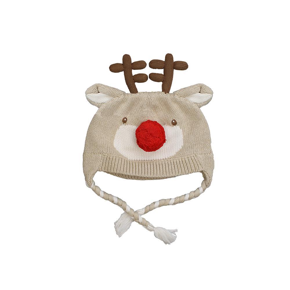 Reindeer Knit Hat - Petit Ami & Zubels All Baby! Hat