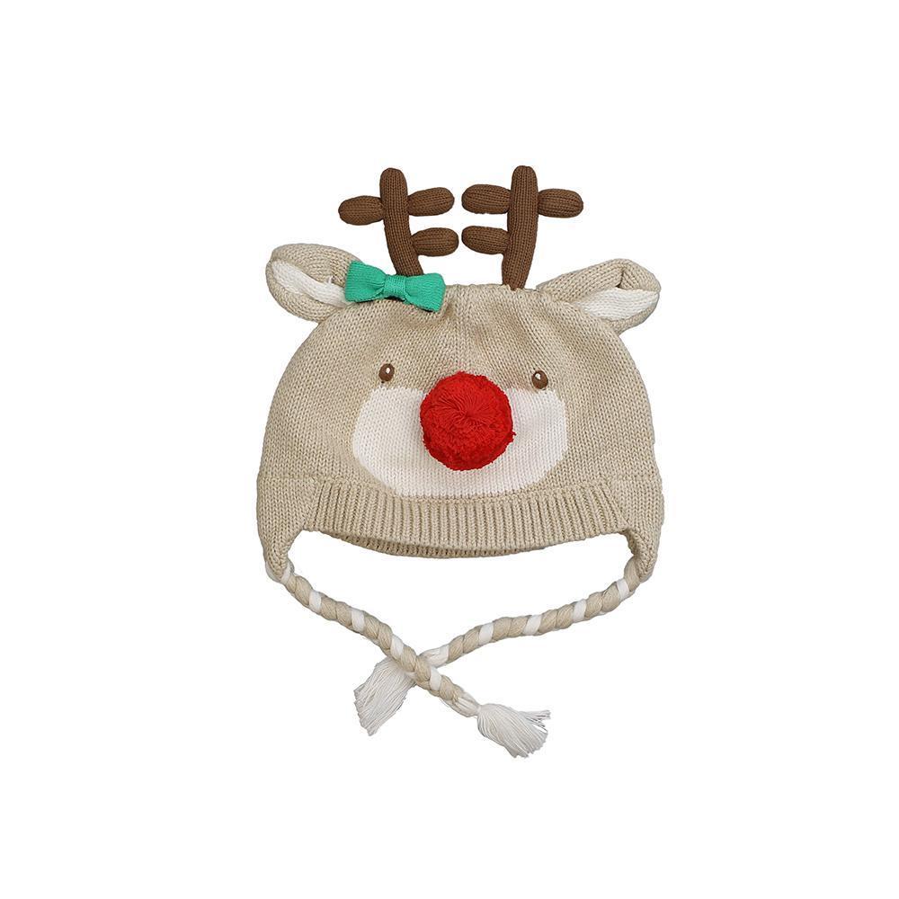 Reindeer Knit Hat - Petit Ami & Zubels All Baby! Hat