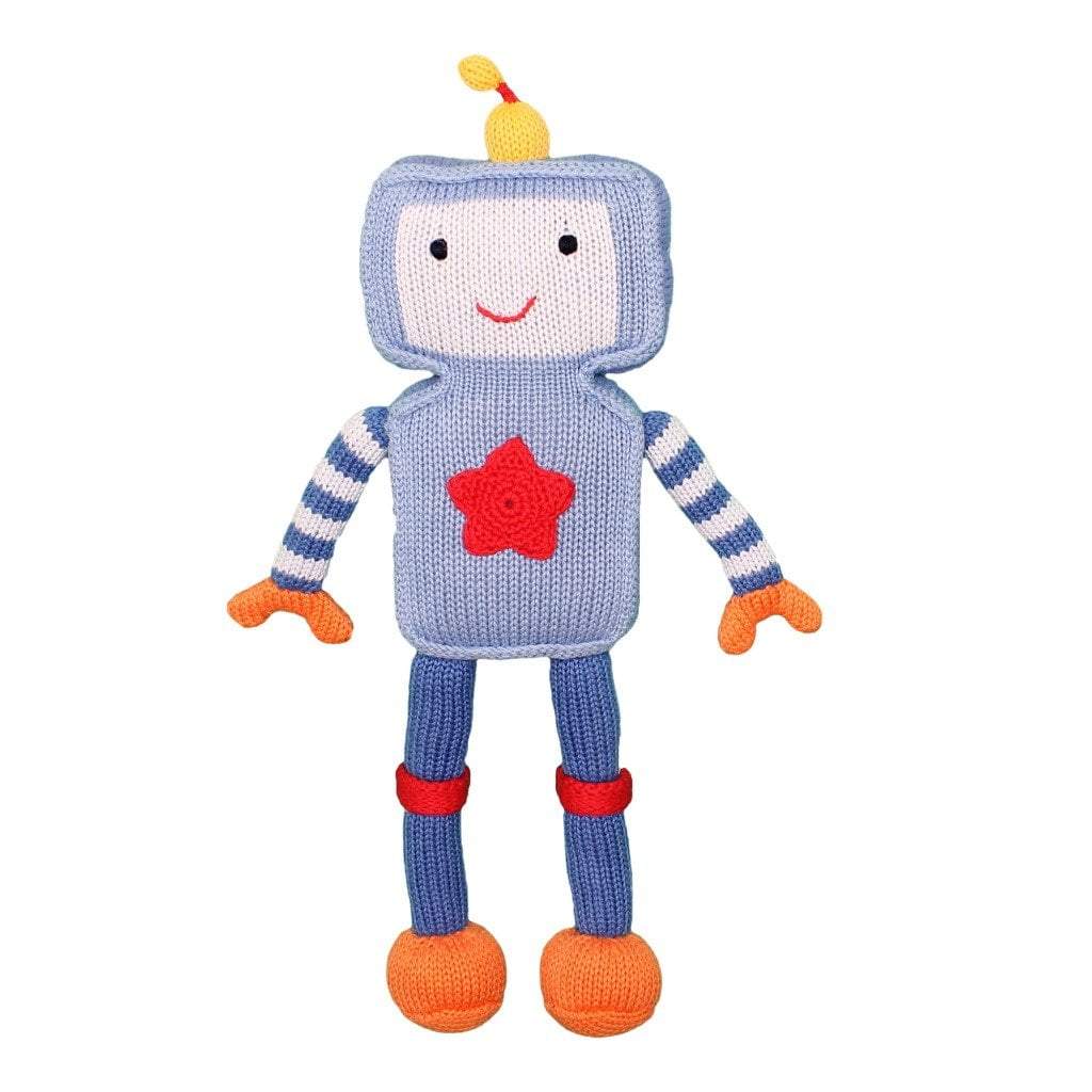 Riley the Robot Knit Doll - Petit Ami &amp; Zubels All Baby! Toy