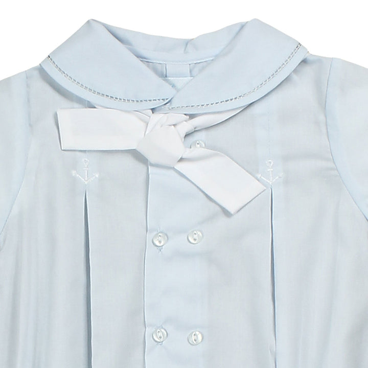 Romper with Anchor Embroidery - Petit Ami &amp; Zubels All Baby! Romper
