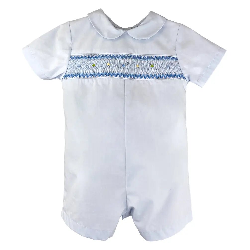 Romper with Corded Smocking - Petit Ami & Zubels All Baby! Romper