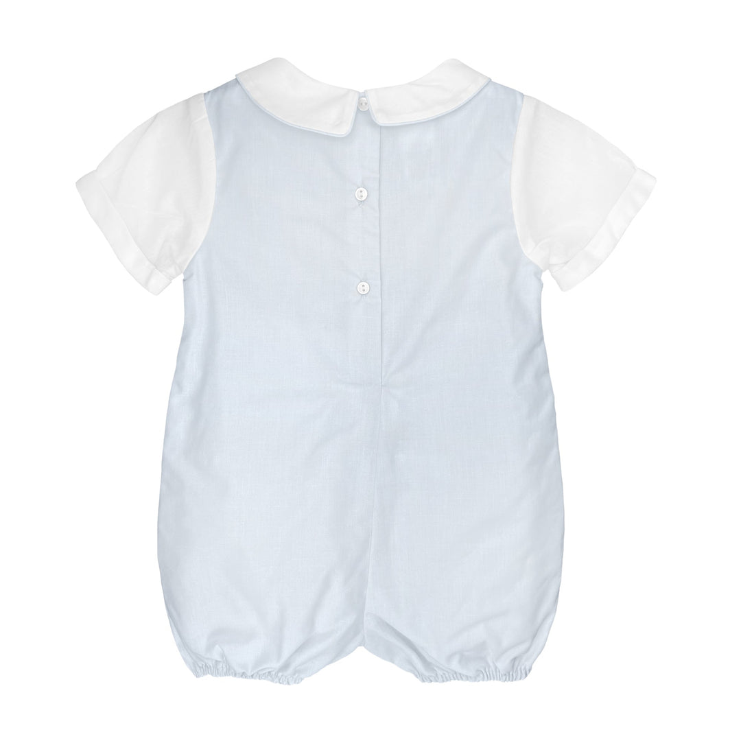 Romper with Side tabs and Pintucks - Petit Ami &amp; Zubels All Baby! Romper